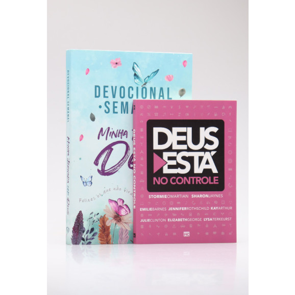 Kit Devocional Semanal Minha Jornada com Deus + Deus Está no Controle | Mulheres de Honra