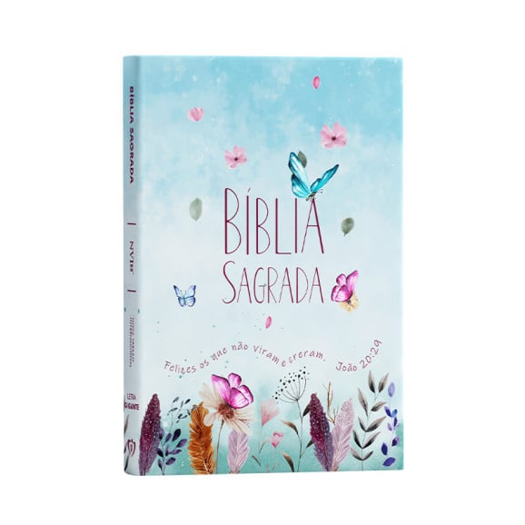 Bíblia Sagrada | NVI | Capa Dura | Letra Gigante | Jardim Secreto