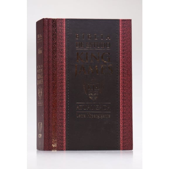 Bíblia de Estudo KJA | King James Atualizada | Letra Hipergigante | Capa Dura | Clássica