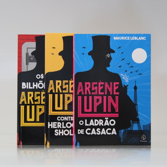 Kit 3 Livros | Arsène Lupin | Maurice Leblanc