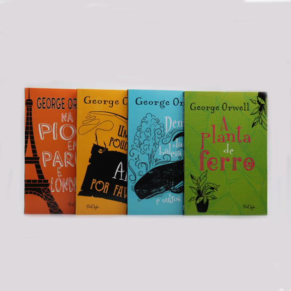 Kit 4 Livros Clássicos de George Orwell | Tricaju 