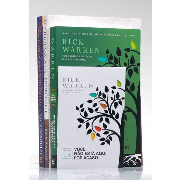 Kit 5 Livros | Vivendo com Propósito | Rick Warren