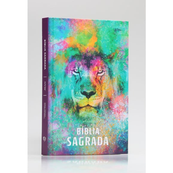Bíblia Sagrada | NVI | Letra Média | Capa Dura | Leão Color 