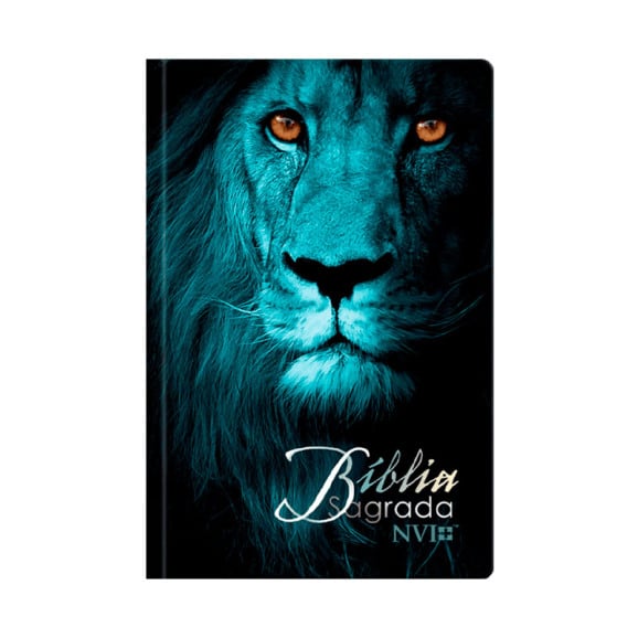 Bíblia Sagrada | NVI | Capa Dura | Leão Azul 