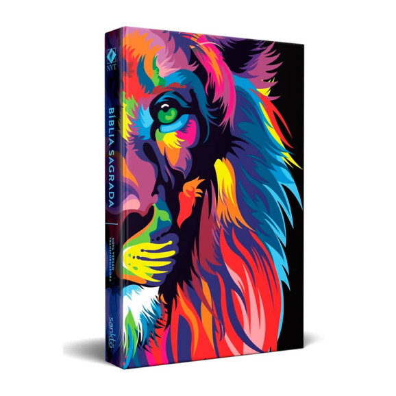 Bíblia Sagrada | NVT | Letra Normal | Lion Colors Pop
