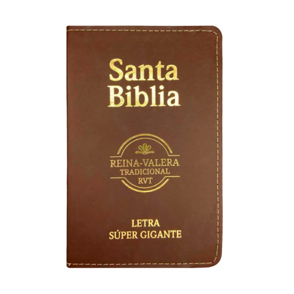Bíblia Sagrada em Espanhol | RVT | Letra Gigante | Luxo Marrom