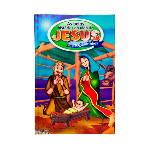 Livro As Belas Histórias da Vida de Jesus em Quadrinhos