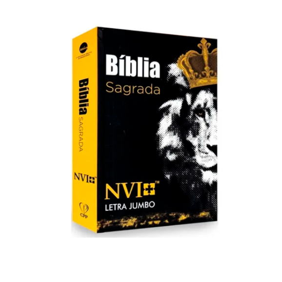 Bíblia Sagrada | Letra Jumbo | NVI | Capa Dura | Leão Rei 