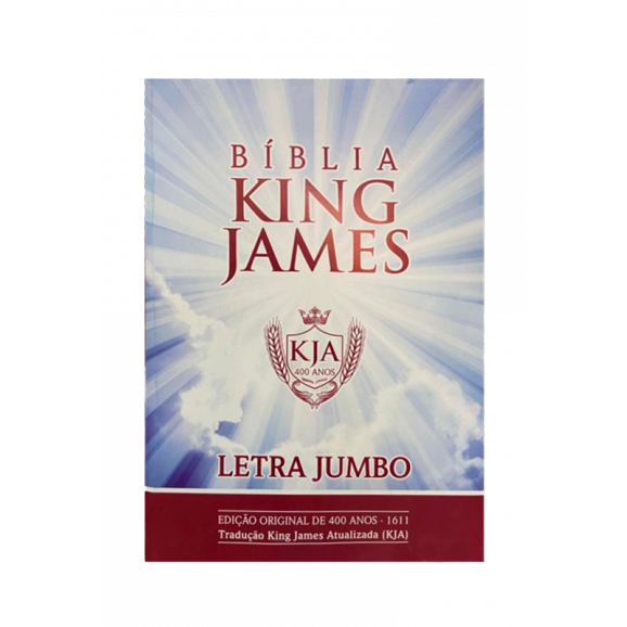 Bíblia Sagrada | King James Atualizada | Letra Jumbo | Acabamento em Brochura