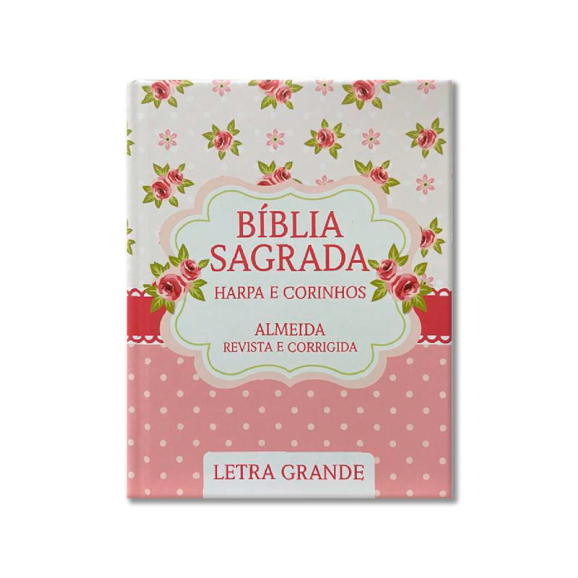 Bíblia Sagrada | Letra Grande | RC | Harpa Avivada | Capa Dura | Scrap Book
