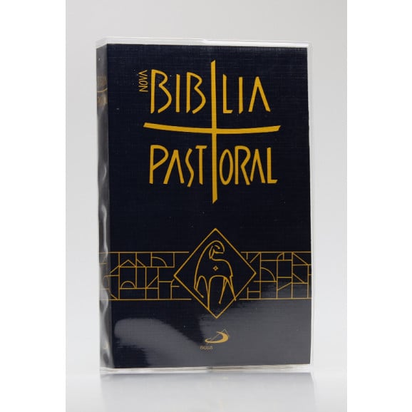 Nova Bíblia Pastoral | Letra Normal | Brochura | Tamanho Médio | Azul