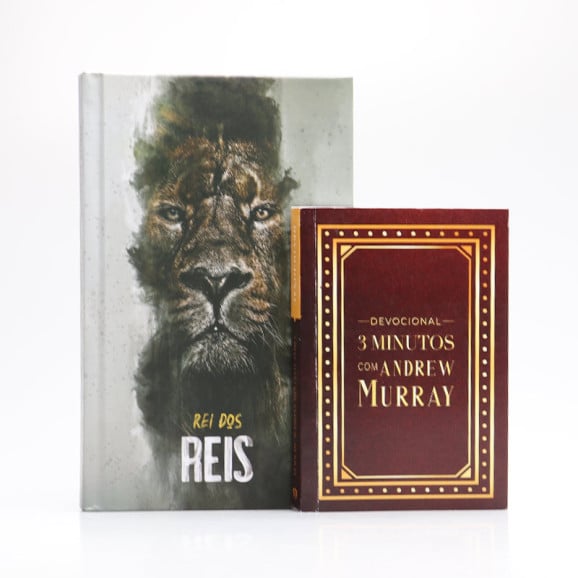 Kit Bíblia NVI Slim Reis dos Reis + Devocional 3 Minutos com Andrew Murray | Momento com Cristo