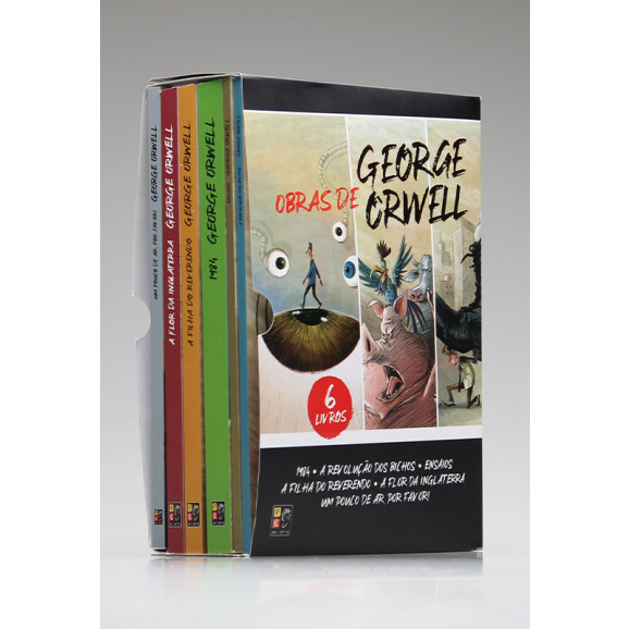 Box 6 Livros | Obras de George Orwell | Pé da Letra