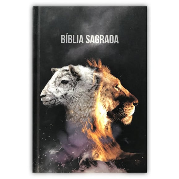 Bíblia Sagrada | NAA | Letra Normal | Capa Dura | Leão e Cordeiro