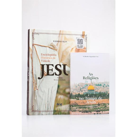 Kit As Religiões no Tempo de Jesus + Enciclopédia Histórica da Vida de Jesus | Verdadeiramente Sábios