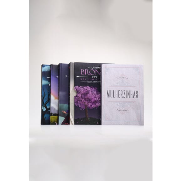 Kit Mulherzinhas | Capa Dura + Box 4 Livros | Irmãs Brontë | Capa Dura | Grandes Mulheres da Literatura