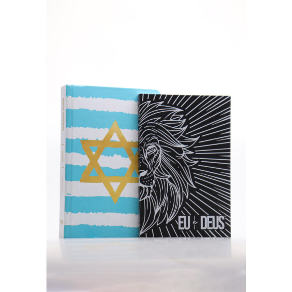 Kit Bíblia NVI Yeshua + Devocional Eu e Deus Prata | Bondade Divina 