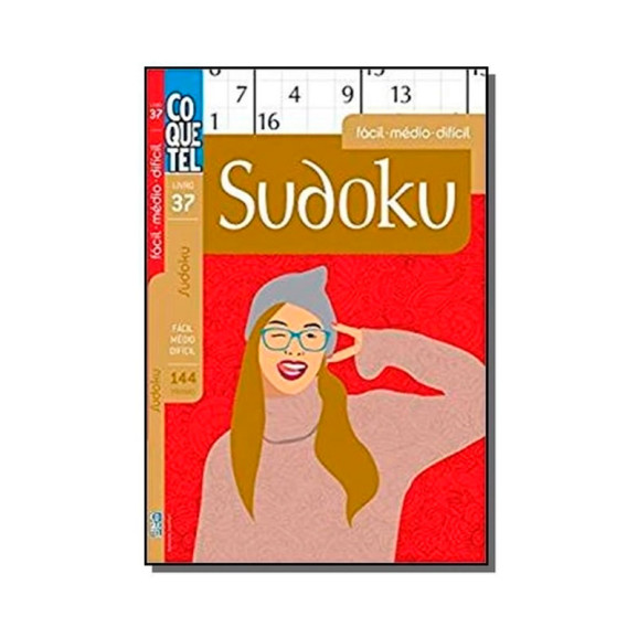Sudoku | Nível Fácil, Médio e Difícil | Livro 37