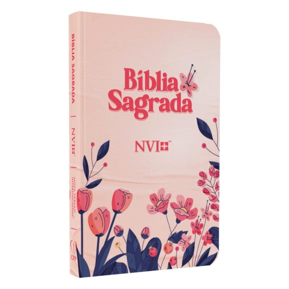 Bíblia NVI Slim | Capa Dura | Floral Cartoon