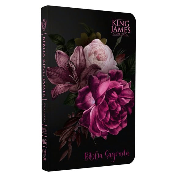 Bíblia KJA | Capa Dura | Slim Arranjo Floral