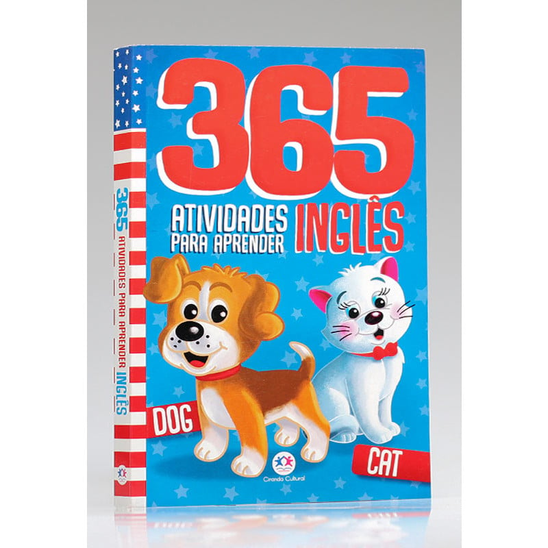 Livro 365 Atividades Para Aprender Inglês Crianças Filhos Infantil