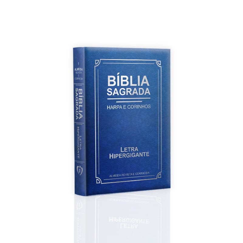 Bíblia Sagrada - Letra Hiper Gigante - Harpa E Corinhos - Luxo