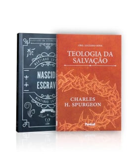 Kit Teologia da Salvação | Charles Spurgeon + Nascido Escravo | Martinho Lutero | Graça Perfeita 