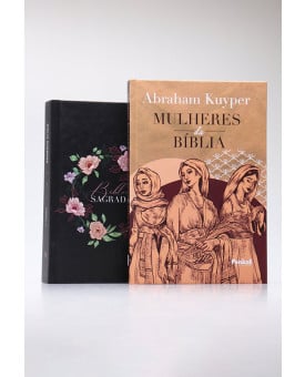 Kit Bíblia Grife e Rabisque ACF Círculo Floral + Mulheres da Bíblia | Abraham Kuyper | Doce Paz