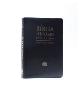 Bíblia e Hinário | RA | Letra Gigante | Capa Luxo | Preta