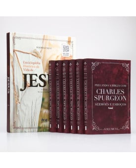 Kit Sermões e Esboços Vol. 2 | Charles Spurgeon + Enciclopédia Histórica da Vida de Jesus | Rodrigo Silva
