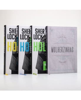 Kit 3 Livros Sherlock Holmes | Arthur C. Doyle + Mulherzinhas | Louisa May Alcott | Capa Dura