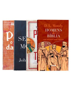 Kit Homens de Fé | Homens da Bíblia + Paulo, o Apóstolo da Fé + Paulo X Tiago + Sermão do Monte