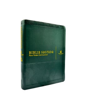Bíblia Sagrada | NVI | Com Espaços para Anotações | Couro Soft | Verde