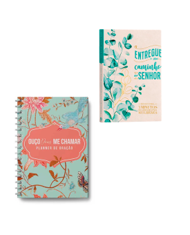 Kit Planner de Oração Jardim + Devocional 3 Minutos de Sabedoria Para Mulheres | Colhendo Bondade