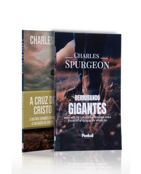 Kit 2 livros | A Cruz de Cristo + Derrubando Gigantes | Charles Spurgeon | Vencendo Obstáculos