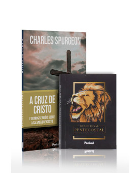 Kit 2 livros | A Cruz de Cristo + Devocional Pentecostal | Leão | Uma Vida com Cristo