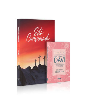 Kit Bíblia NVI Slim Está Consumado + Devocional Tesouros de Davi | Liderança de Deus (padrão)