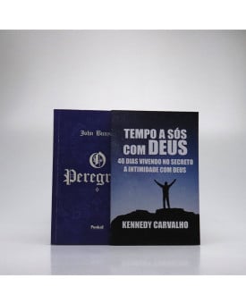 Kit 2 Livros | Tempo a Sós com Deus + O Peregrino | John Bunyan | Presença de Deus