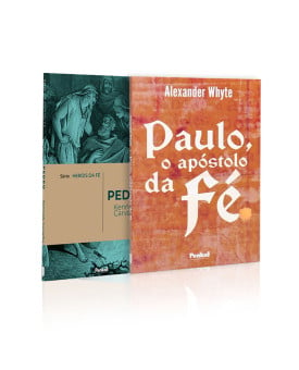 Kit 2 Livros | Série Heróis da Fé | Pedro + Paulo o Apóstolo da Fé | O Maior Líder do Cristianismo | Apóstolos de Cristo