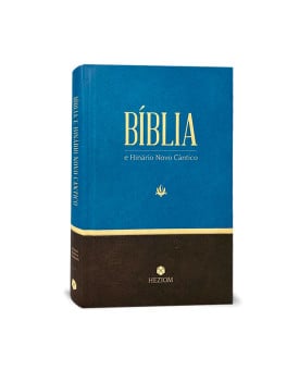 Bíblia e Hinário Novo Cântico | ARA | Capa Dura | Azul