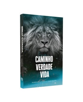 Bíblia Sagrada | Capa Dura Slim | RC | Harpa Avivada e Corinhos | Lion