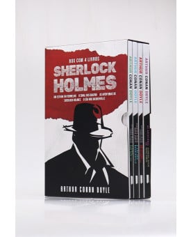 Box 4 Livros | Capa Dura | Sherlock Holmes