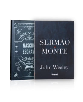 Kit Nascido Escravo | Martinho Lutero + Sermão do Monte | John Wesley | Pecados Perdoados 