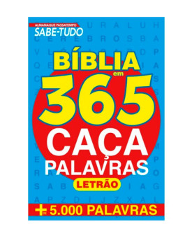 Bíblia em 365 | Caça Palavras Letrão 