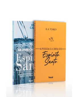 Kit 2 livros | 40 Dias Cheios do Espírito Santo + A Pessoa e a Obra do Espírito Santo | Obras do Espírito