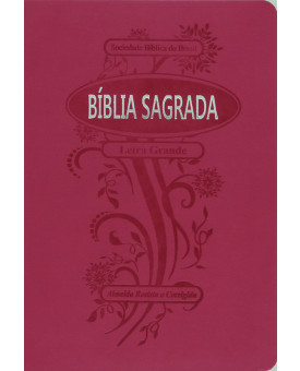 Bíblia Sagrada | RC | Letra Grande | Emborrachada | Pink