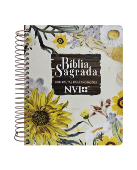 Bíblia para Anoações | NVI | Girassol