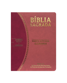 Bíblia Sagrada Slim| ARC |Rosa e Pink| Harpa Avivada e Corinhos