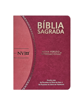 Bíblia Sagrada  Slim| NVI | Pink e Rosa | Luxo