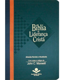 Bíblia Da Liderança Cristã | RA | Notas E Artigos De John C. Maxwell | Luxo 
